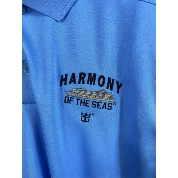 Nike Golf Dri Fit Mens M Polo Royal Caribbean Harmony Of The Seas NWT - Picture 2 of 8